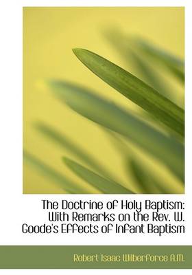 Book cover for The Doctrine of Holy Baptism