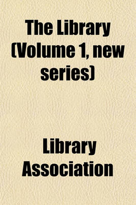 Book cover for The Library (Volume 1, New Series)