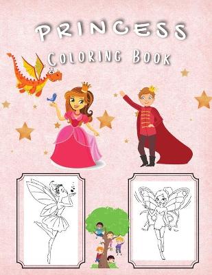 Book cover for Princess Coloring Book