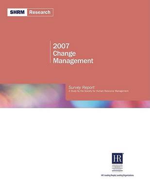 Book cover for 2007 Change Management Report