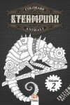 Book cover for Colorare Steampunk animali - Volume 2 - edizione notturna