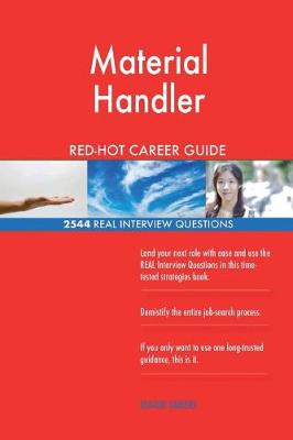Book cover for Material Handler RED-HOT Career Guide; 2544 REAL Interview Questions