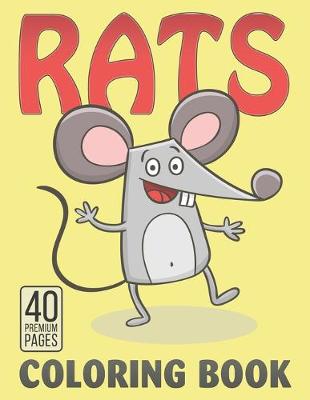 Book cover for Rats Coloring Book