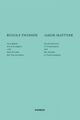 Cover of Rudolf Zwirner and Jakob Mattner