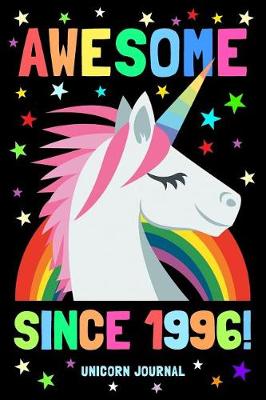 Book cover for Awesome Since 1996 Unicorn Journal