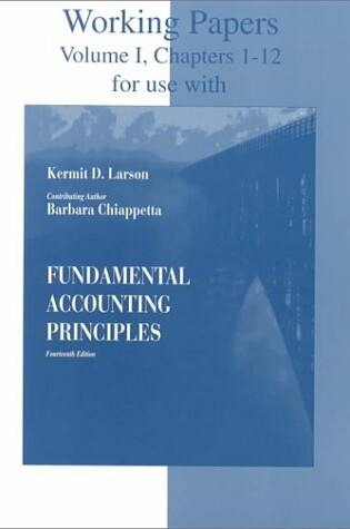 Cover of Working Papers for Use with Fundamental Accounting Principles