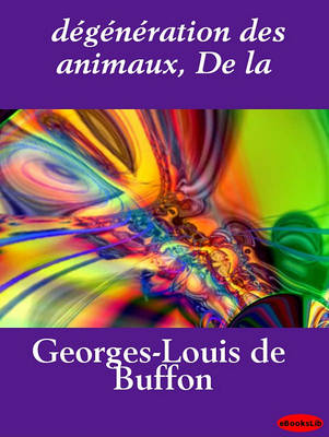 Book cover for Degeneration Des Animaux, de La