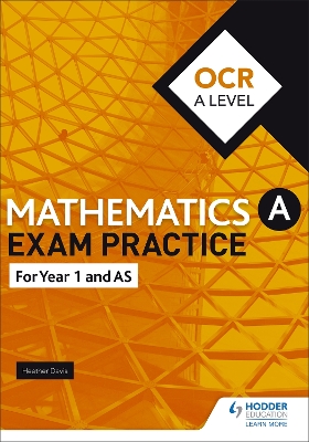 Book cover for OCR Year 1/AS Mathematics Exam Practice