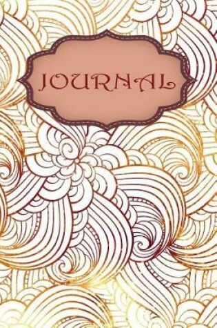 Cover of Gold-Brown Wavy Vibrant Journal