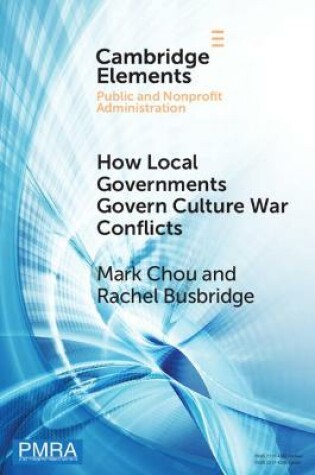 Cover of How Local Governments Govern Culture War Conflicts