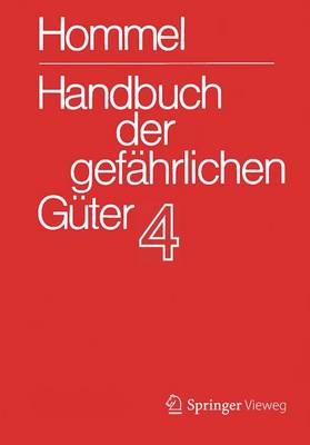 Cover of Handbuch Der Gefahrlichen Guter. Band 4: Merkblatter 1206-1612