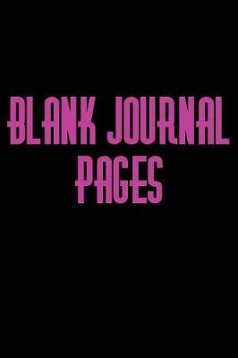 Book cover for Blank Journal Pages