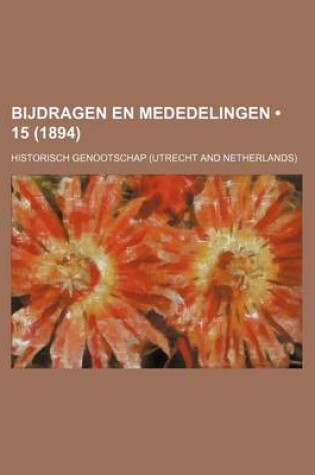 Cover of Bijdragen En Mededelingen (15 (1894))