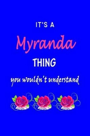 Cover of It's A Myranda Thing You Wouldn't Understand