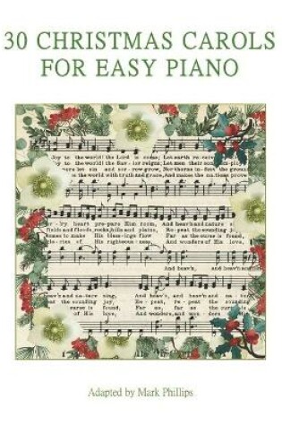 Cover of 30 Christmas Carols for Easy Piano