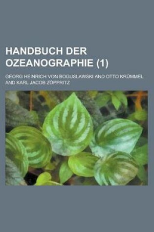 Cover of Handbuch Der Ozeanographie (1 )