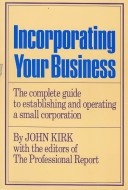 Book cover for Incorporating Your Business