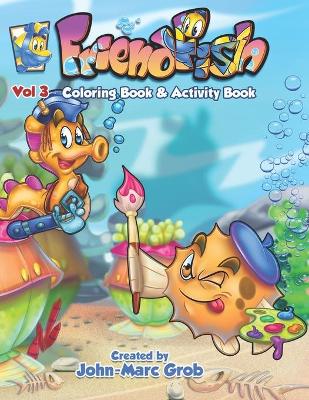 Book cover for FriendFish Coloring book 3