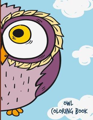 Book cover for Owl Coloring Book