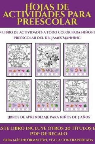 Cover of Libros de aprendizaje para niños de 5 años (Hojas de actividades para preescolar)