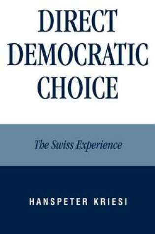 Cover of Direct Democratic Choice