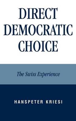 Book cover for Direct Democratic Choice