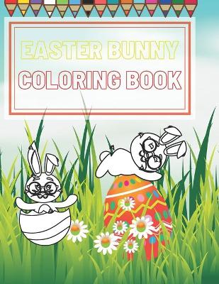 Book cover for Easter Bunny Coloring Book