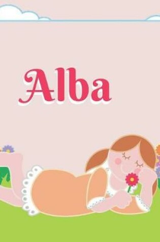 Cover of Alba Personalized Sketchbook Journal Notebook