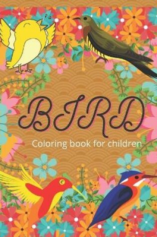 Cover of Bird coloring book for children