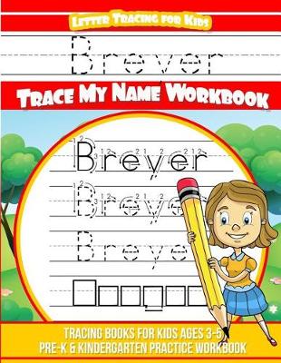 Book cover for Breyer Letter Tracing for Kids Trace My Name Workbook