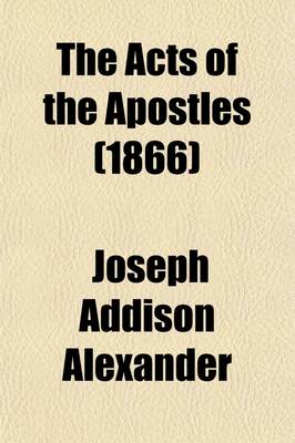 Book cover for The Acts of the Apostles (Volume 1)