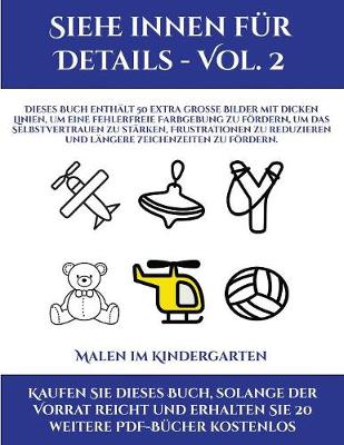 Book cover for Malen im Kindergarten (Siehe innen fur Details - Vol. 2)