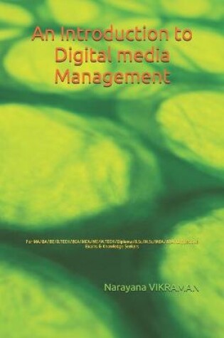 Cover of An Introduction to Digital media Management