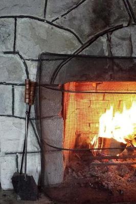 Book cover for Fireplace in a Rustic Cabin Cozy Winter Journal