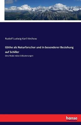 Book cover for Goethe als Naturforscher und in besonderer Beziehung auf Schiller