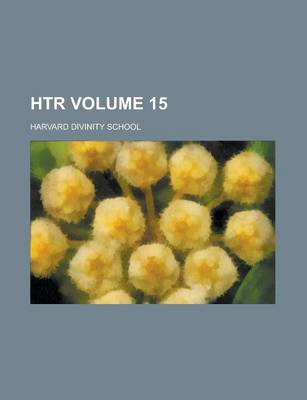 Book cover for Htr Volume 15