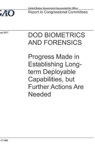 Cover of Dod Biometrics and Forensics