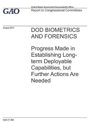 Book cover for Dod Biometrics and Forensics