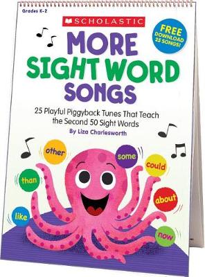 Book cover for More Sight Word Songs Flip Chart