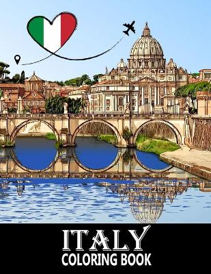 Book cover for Italy Coloring Book