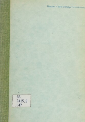 Book cover for Book of Job in Its Time and in the Twentieth Century