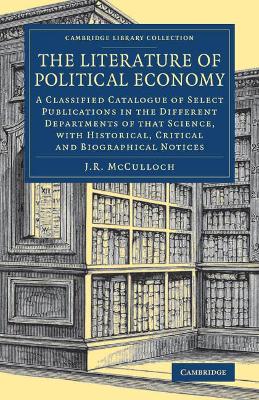 Book cover for The Literature of Political Economy