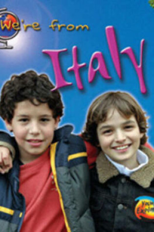 Cover of We're from Italy