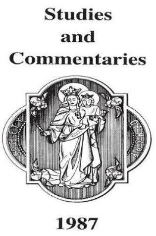 Cover of 1987 Studies and Commentaries