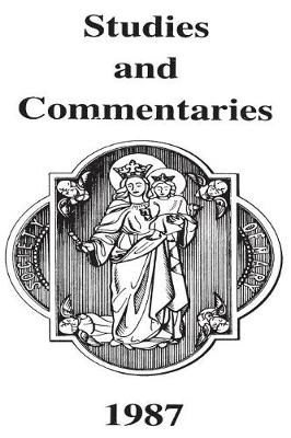 Book cover for 1987 Studies and Commentaries