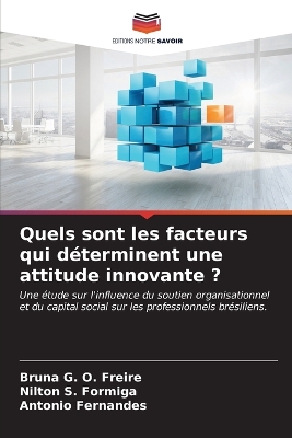 Book cover for Quels sont les facteurs qui déterminent une attitude innovante ?