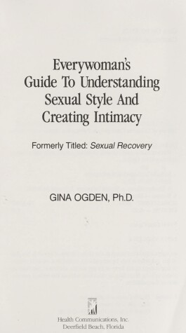 Book cover for Everywoman's Guide to Understanding Sexual Style and Creating