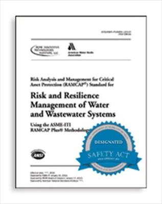 Book cover for J100-10 (R13) Risk and Resilience Management of Water and Wastewater Systems (RAMCAP)