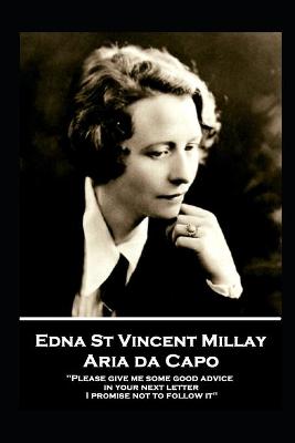 Book cover for Edna St. Vincent Millay - Aria da Capo