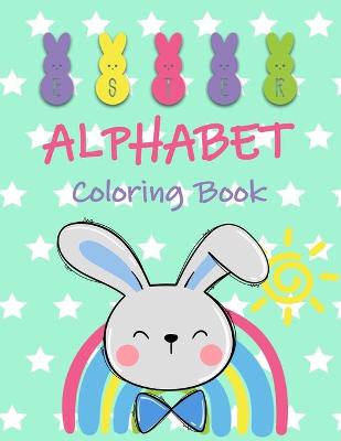Book cover for Easter Alphabet Coloring Book